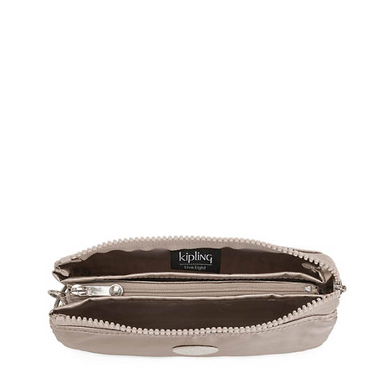 Kipling Creativity Large Metallic Zak Beige | BE 1712WN